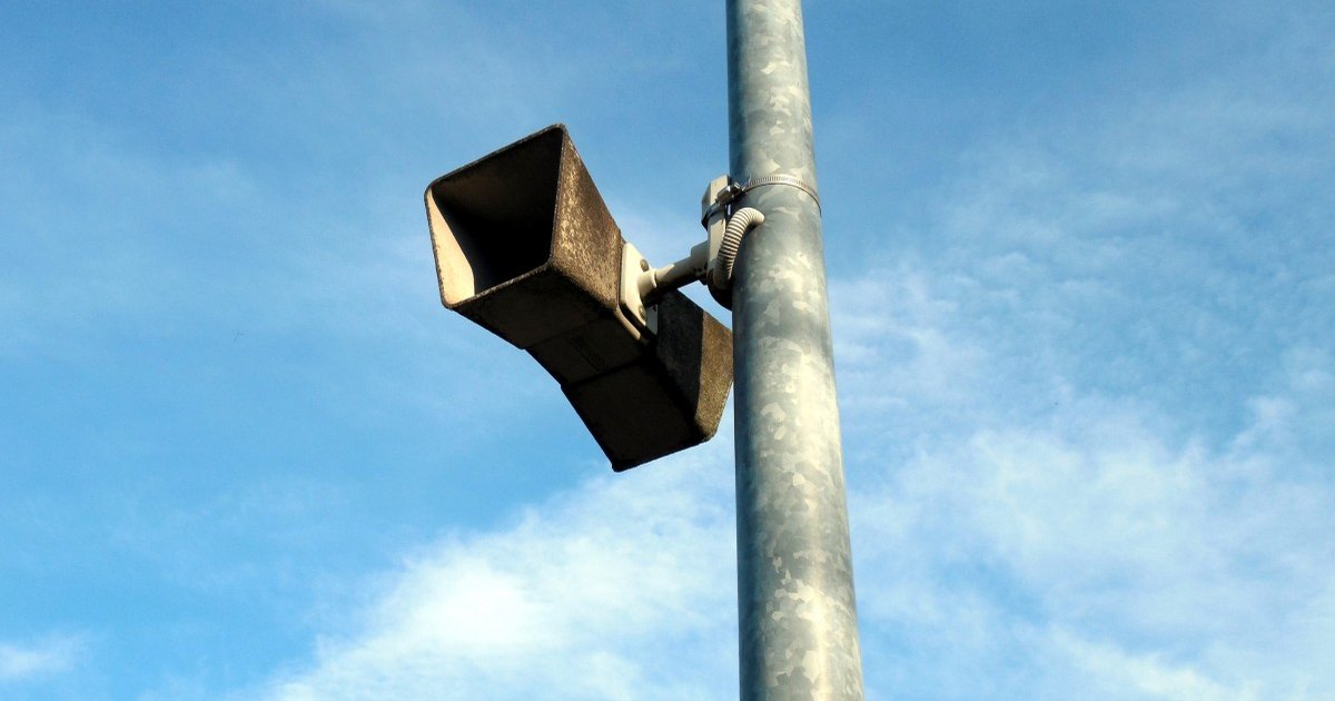 Railway announcement Speakers - old